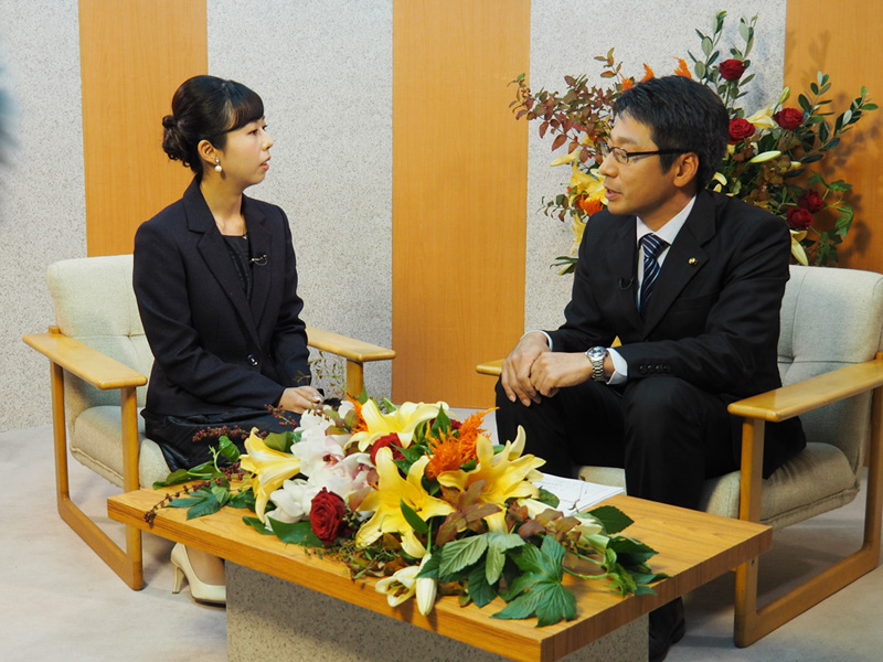 びわ湖放送「各常任委員長に聞く」収録